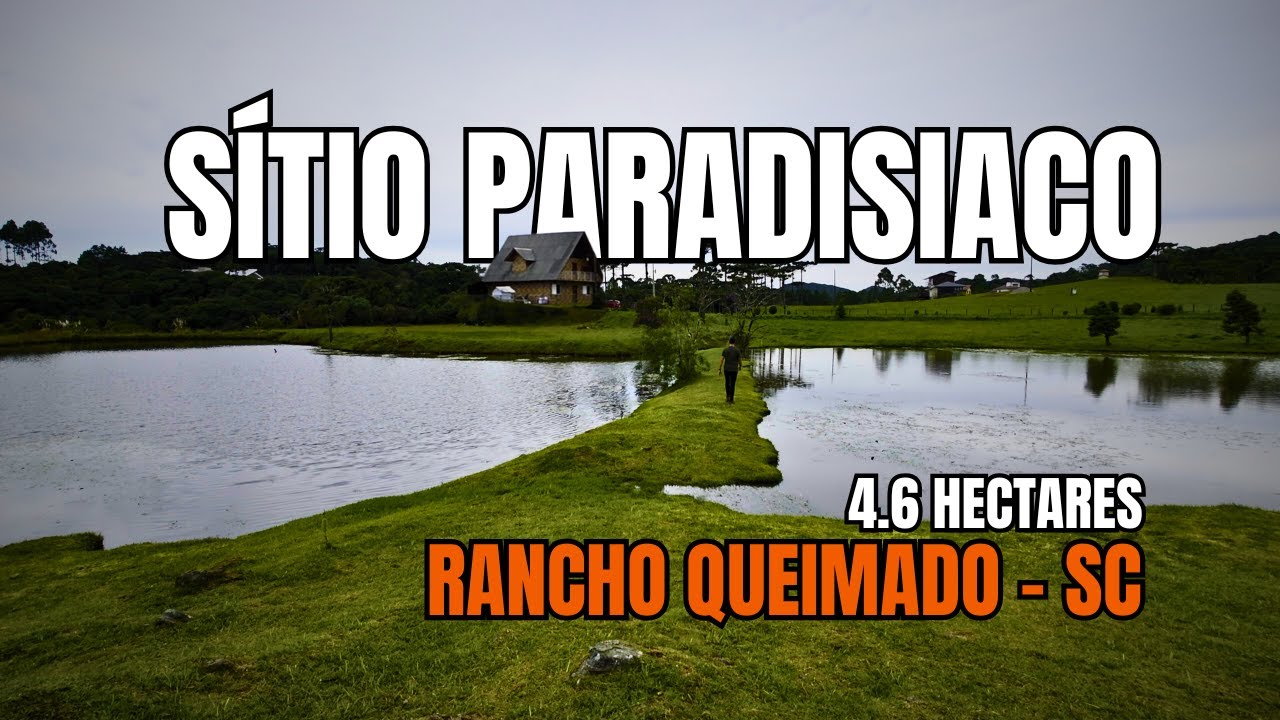SÍTIO EM RANCHO QUEIMADO - SC (4.6 HECTARES - LAGOS PARADISÍACOS)