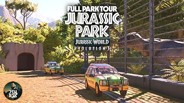 Touring JURASSIC PARK in Jurassic World Evolution 3!