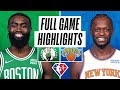 Boston Celtics vs. New York Knicks Full Game Highlight | NBA Season 2021-22