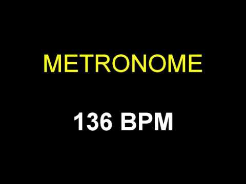 Metronome 136 BPM Beats Per Minute 