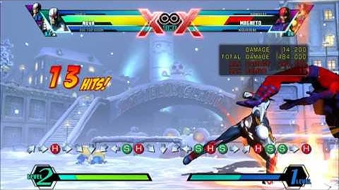 UMVC3 Nova grav blaster to nova force super