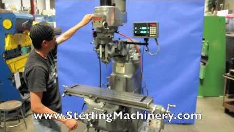 9" x 42" Used Bridgeport Vertical Mill Mdl Series 1 #A1287