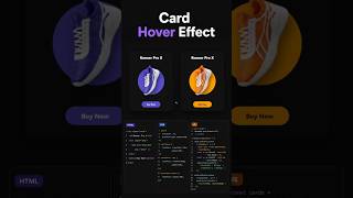 Try this Cool 3D card Hover effect 😳 #htmlcss #cssanimation