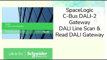 C-Bus DALI-2: DALI Line Scan & Read DALI Gateway