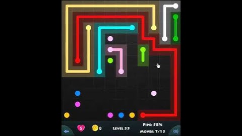 flow game facebook - jumbo pack level 35 Connect the dots