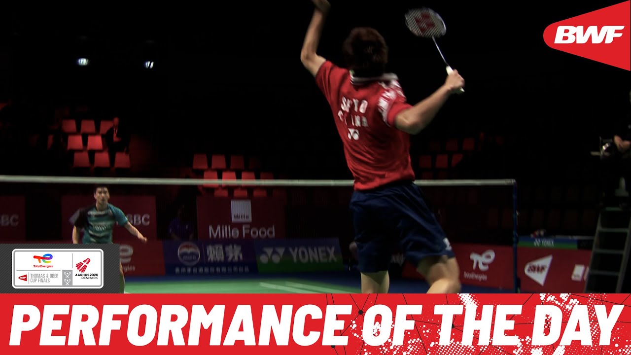 Thomas Cup Performance of the Day Pure brilliance from Shi Yu Qi