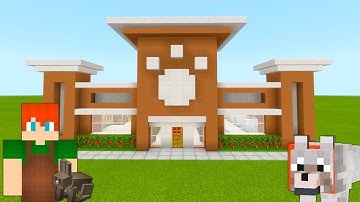Minecraft Tutorial: How To Make A Pet Store "2020 City Tutorial"