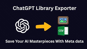 How to Export ChatGPT Library Images Data in 2025