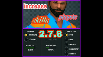 🙂wcc2 new 2.7.8 version😎 😱how to increase all teams player skill 100% full😨