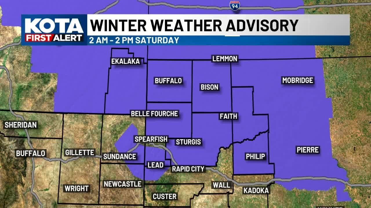 Wintry mix overnight will cause slippery roads - YouTube
