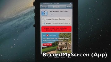 RecordMyScreen (App) (Cydia)