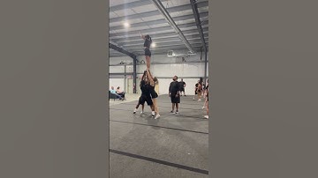 Stunting Rewind to Extension Back Spot Angle #cheer #competitivecheer