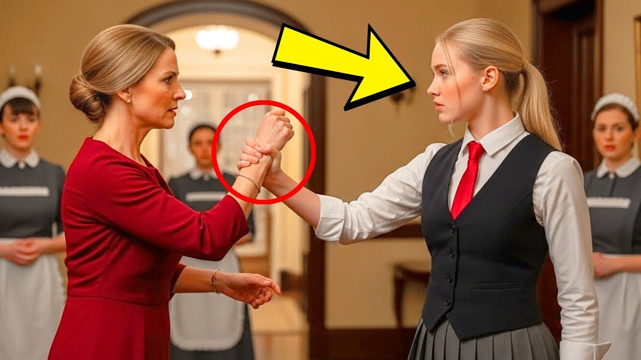 NADIE ENFRENTABA A LA NOVIA DEL EMPRESARIO… HASTA QUE LA HIJA DE LA EMPLEADA SE REBELÓ