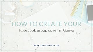 How to create your Facebook Group Cover in Canva