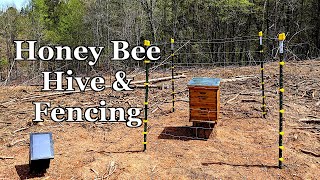 Our Bees Arrived  Hive and Electric Fence Installation