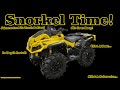 2021 Can-Am Outlander 850 XMR snorkel install In Depth