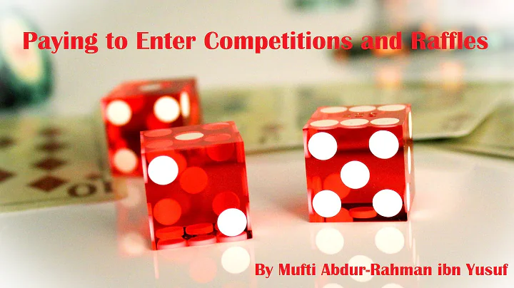 Q&A: Paying to Enter Competitions and Raffles | Mufti Abdur-Rahman ibn Yusuf