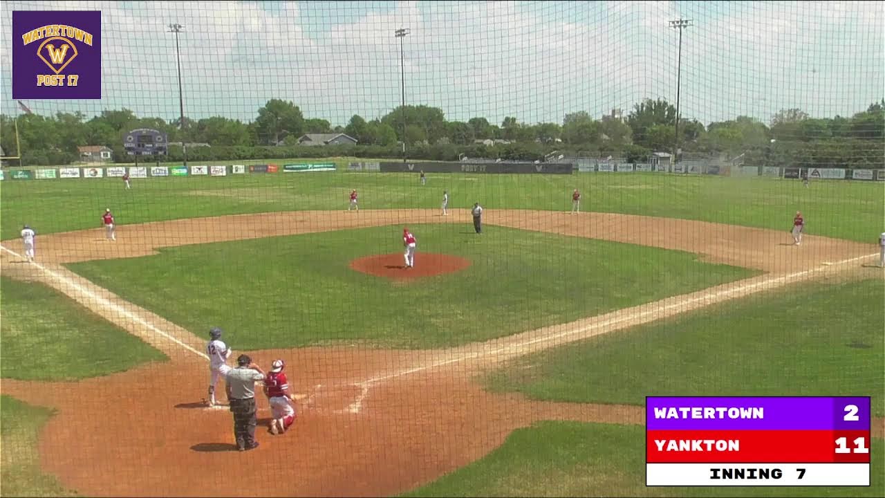 watertown-vs-yankton-legion-baseball-game-1-6-6-23-youtube