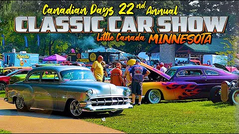 CLASSIC CAR SHOW IN A FOREST!!! Canadian Days Classic Car Show. Hot Rods, Muscle Cars, Street Rods!