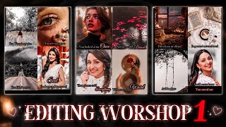 GRIDE EDITING WORSHOP 1 || HOW TO MAKE GRIDE EDIT FOR FANPAGES ||PICSART ||  screenshot 3