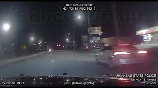 Honda Accord Pursuit In Little Rock Neighborhoods - Arkansas State Police Hot On His Tracks Until...