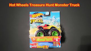 Opening and Comparing 2021 Hot Wheels Monster Truck Treasure Hunt Snake Bite