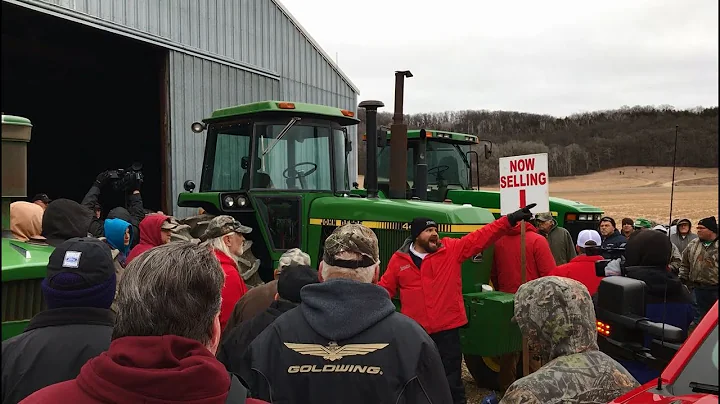 Low Hour John Deere 4440, 8400 and 4020 Tractors Sold on Lake City, MN Auction Today