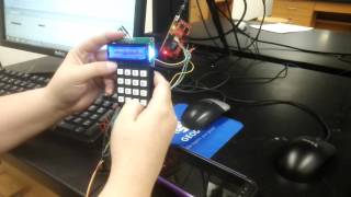 MSP430 using LCD 1602A and 4x4 matrix keypad