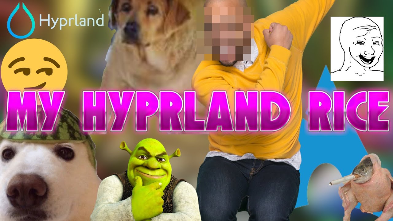 talking about my hyprland rice #hyprland #linux - YouTube