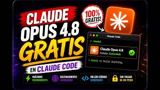 Claude Opus 4.8 GRATIS (Sí, GRATIS) 🚀 El truco para usar Claude Opus GRATIS en 2026 🤯