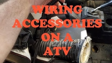 Wiring accessories on a Polaris RZR