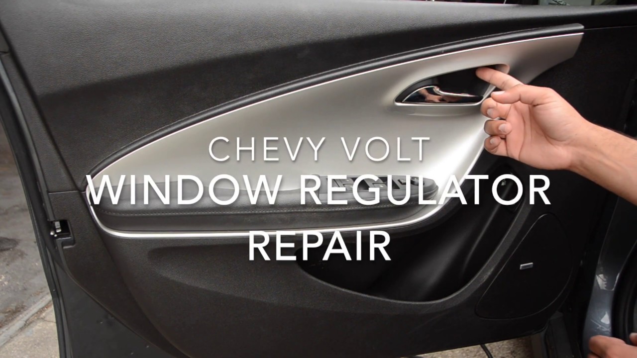 Chevy Volt Window Regulator Replacement DIY - YouTube