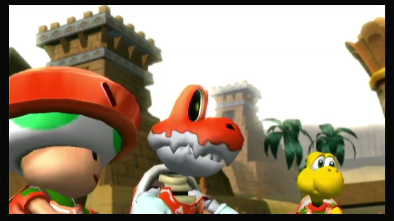 Mario Strikers Charged - Road to Striker Cup (Extreme), Wario - Part 1: Fire Cup - All Rounds