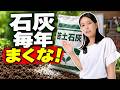 石灰をまいてはいけない理由、いい理由