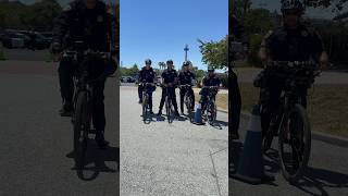 California highway patrol bike patrol unit deployed at the World Cup