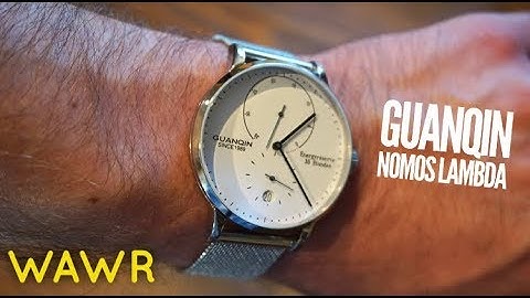 GUANQIN Nomos Lambda Homage Automatic Watch Review - $58!?!?
