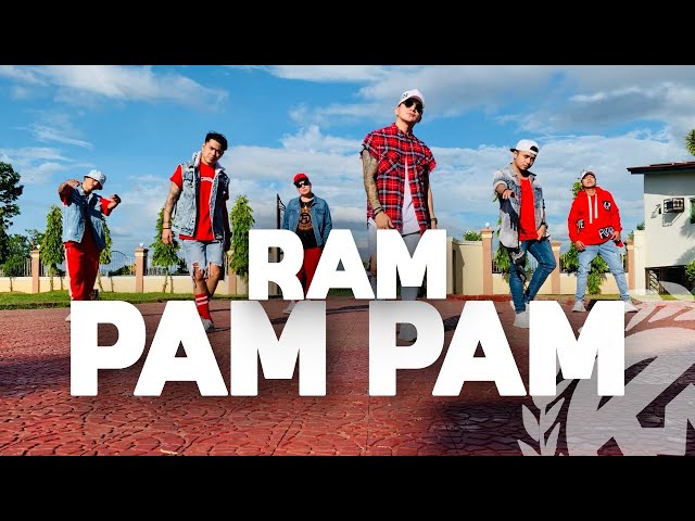 RAM PAM PAM by Natti Natasha ft Becky G | Zumba | Cumbiaton | TML Crew Kramer Pastrana class=