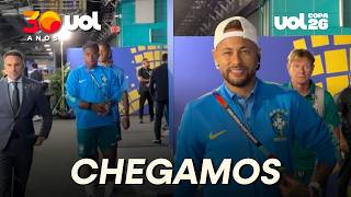 BRASIL X ESCÓCIA: SELEÇÃO CHEGA NO ESTÁDIO EM MIAMI