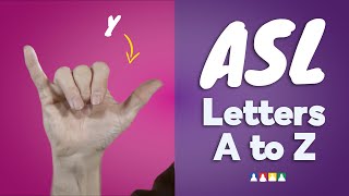 American Sign Language Alphabet | Learn American Sign Language Letters