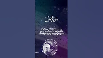 Surah Yaseen  سورة يس‎   Hamza Boudib সূরা ইয়া সীন   القارئ حمزة بوديب 25