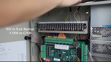 How to Connect Exit Button to DS K26 G Series Access Controller
