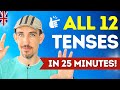 All 12 verb tenses in english explained 