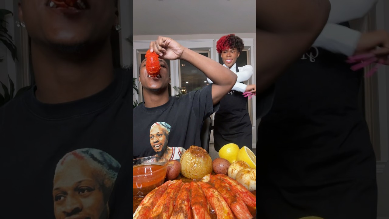 Cooking a imitation crab seafood boil for my husband 