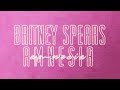 Briney spears  amnesia lyric