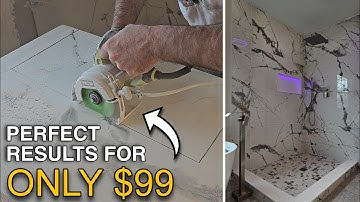 THE ONLY Method You Need to CUT ANY SIZE LARGE FORMAT TILE