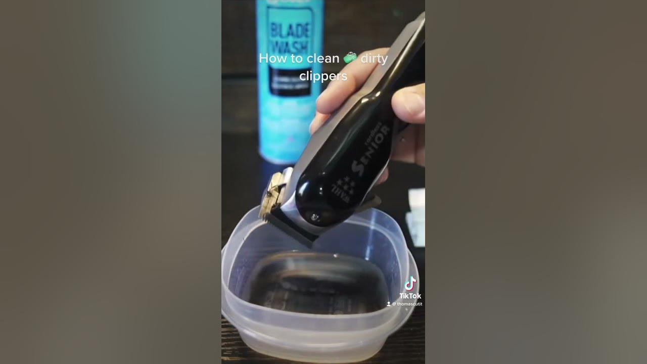 HOW TO DISINFECT DIRTY CLIPPERS AND TRIMMERS 