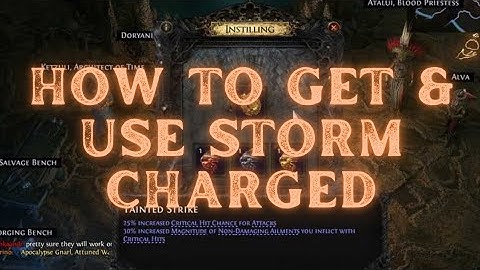 Path Of Exile 2 How To Get & Use Stormcharged & How To Anoint & How Does Stormcharged Work In POE 2