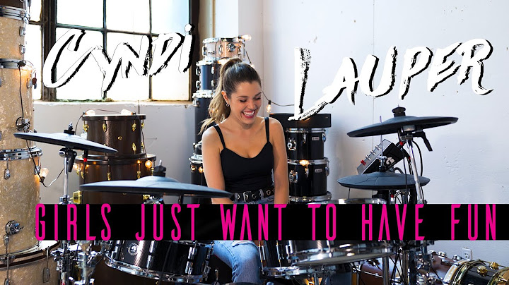 Girls Just Want to Have Fun Drums version - Drums performance video thumbnail
