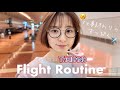 【フライトルーティン】深夜便🇹🇭🛩いつもこんな感じで過ごしてます😴💭
