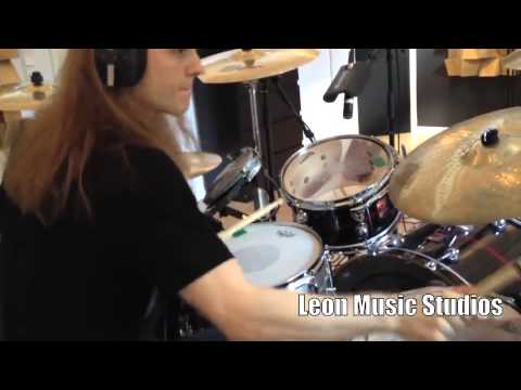 Emil Wiksten The new live room at Leon Music Studios. Drummer: Emil Wiksten - YouTube